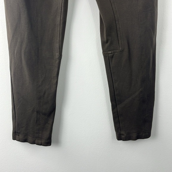 Chicos Straight Leg Brown Stretch Button Zip Pants Womens Size L/12 Classic - Picture 12 of 14